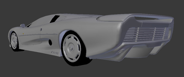 3d model xj 220 - Jaguar XJ 220 Low-Poly by Oscar Johansson